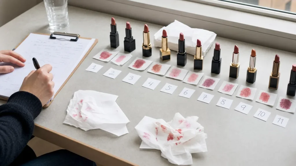 Langhoudende lippenstift